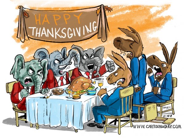 Thanksgiving Cartoon Republicans Democrats 2 598x447 (1)